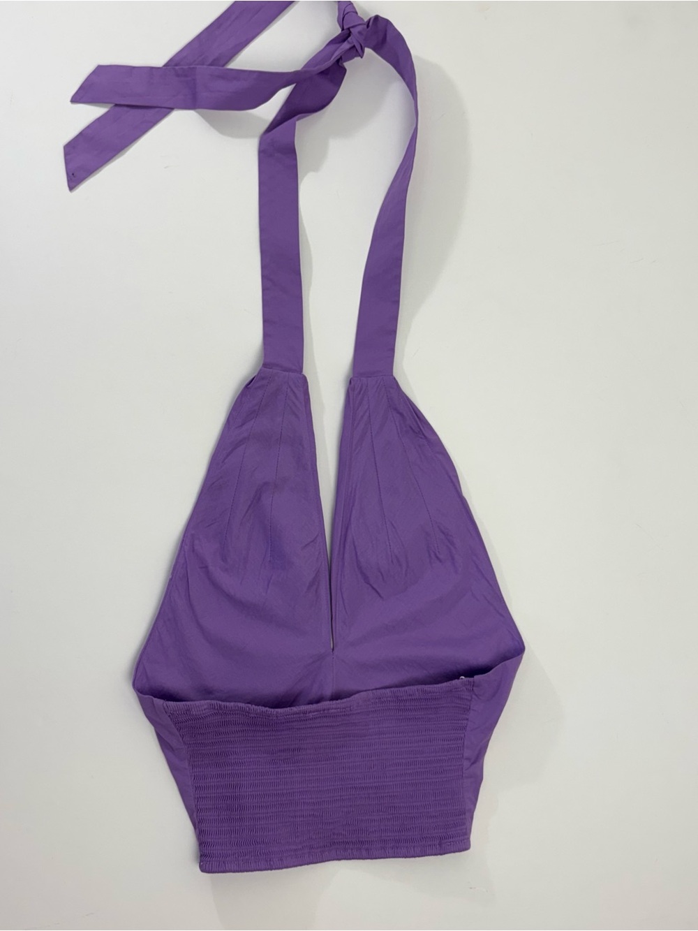 STAUD Kai Amethyst/Purple Crossover Tie Halter Top Sz XS - Picture 6 of 11